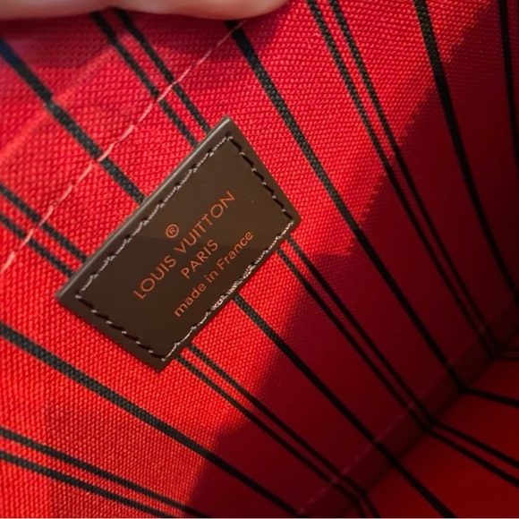 Authentic Louis Vuitton NEW damier ebene Neverfull GM pouch - Picture 10 of 12
